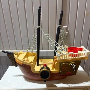 Great Adventures Pirate Ship 1994 Vintage Fisher Price
